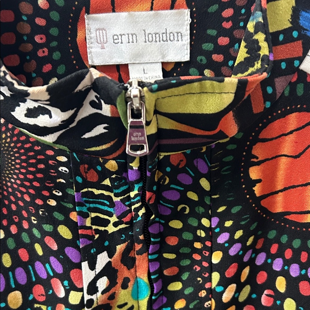 Erin London Multicolor Patterned Jacket - Picture 3 of 6